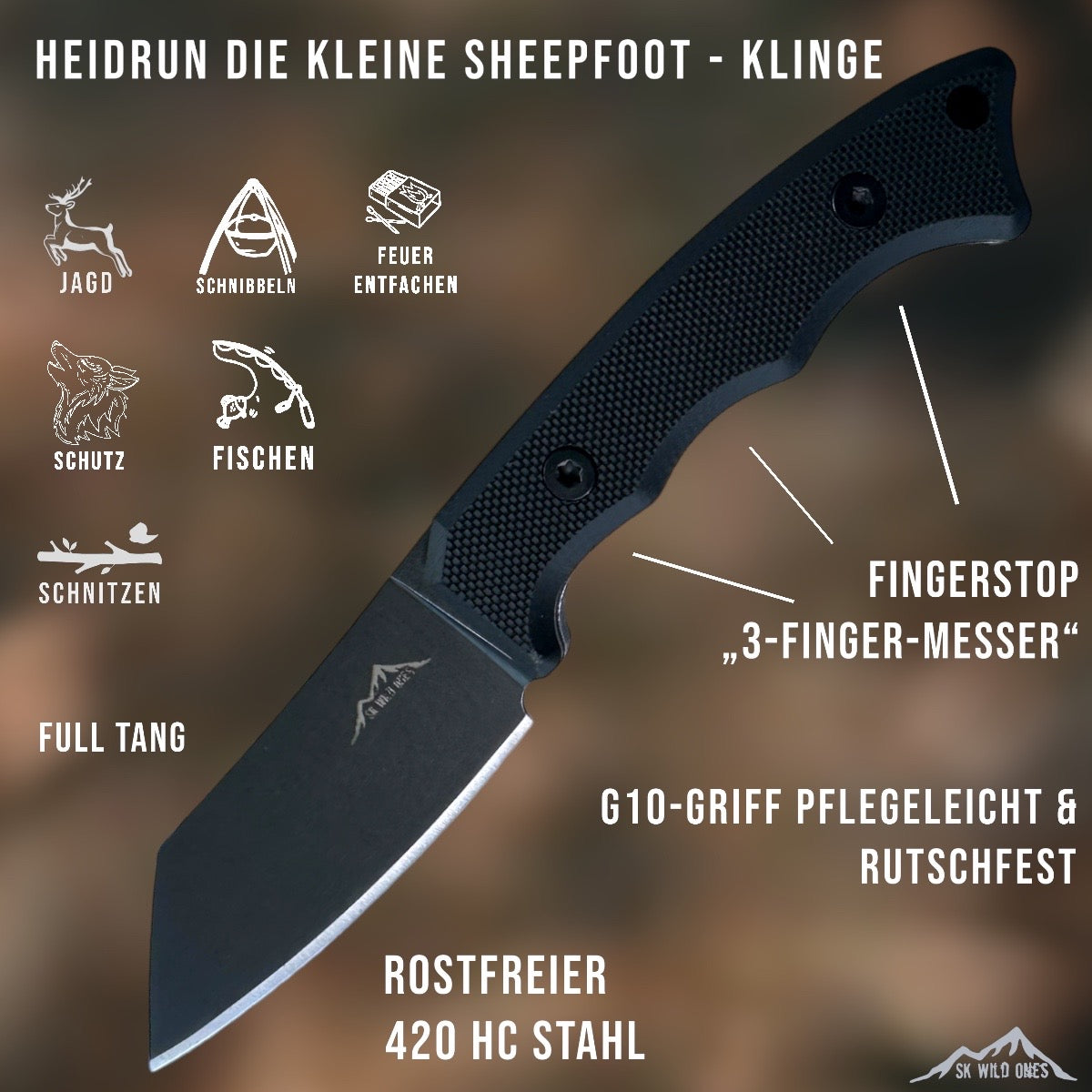 Heidrun - die kleine Sheepfootklinge