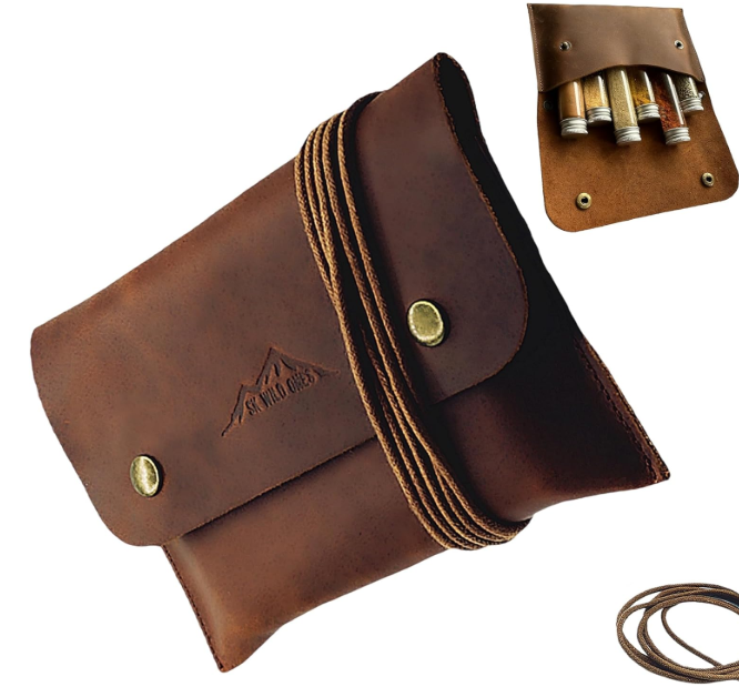 caseroxx Outdoor Tasche für Ulefone Armor X6/ X7 in blau aus Echtleder 4251510193256