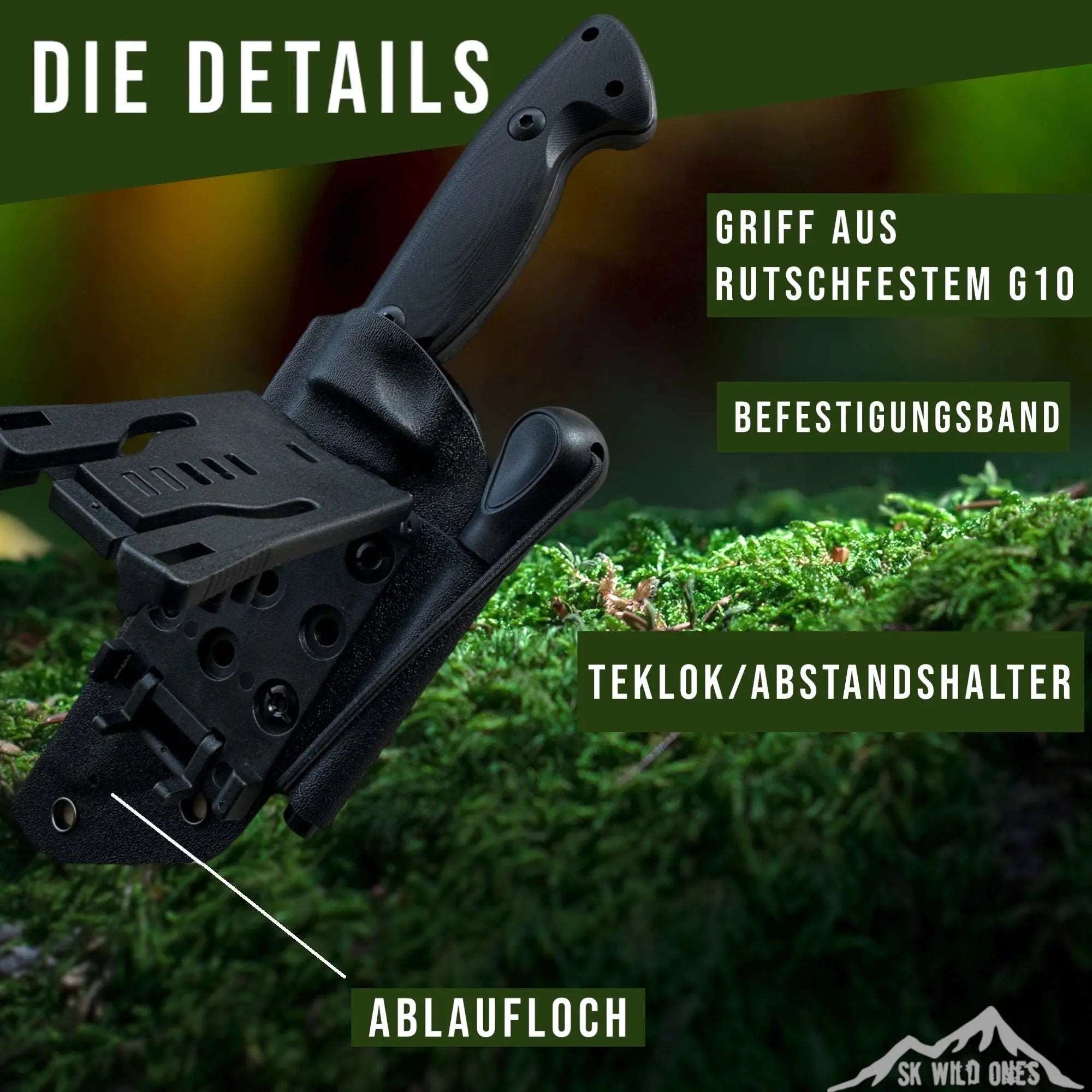 Outdoormesser Freya | Feststehendes Messer | SK Wild Ones