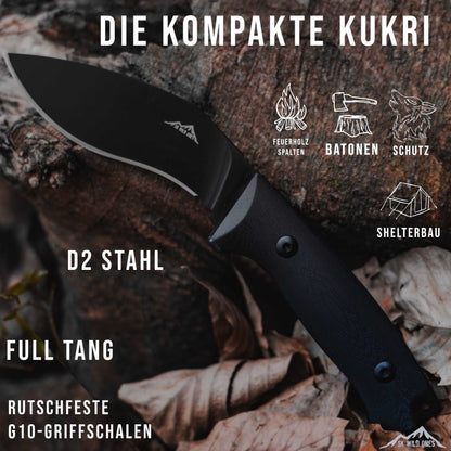 Bushcraft Messer Kukri | Jagdmesser | SK Wild Ones