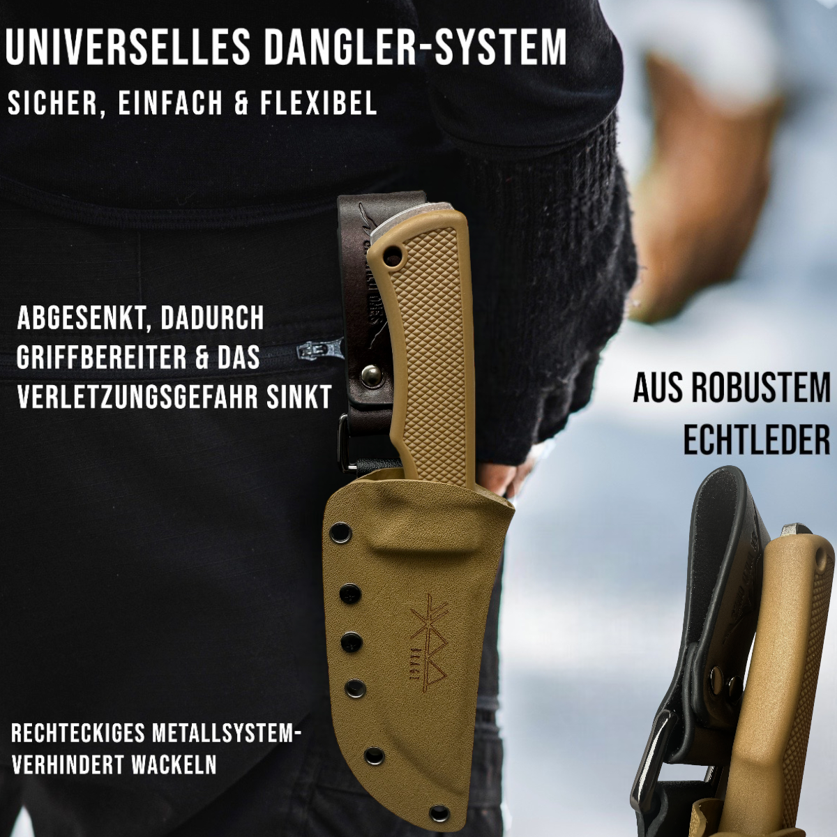 Jagdmesser mit Messerhalterung | Jagdmesser | SK Wild Ones