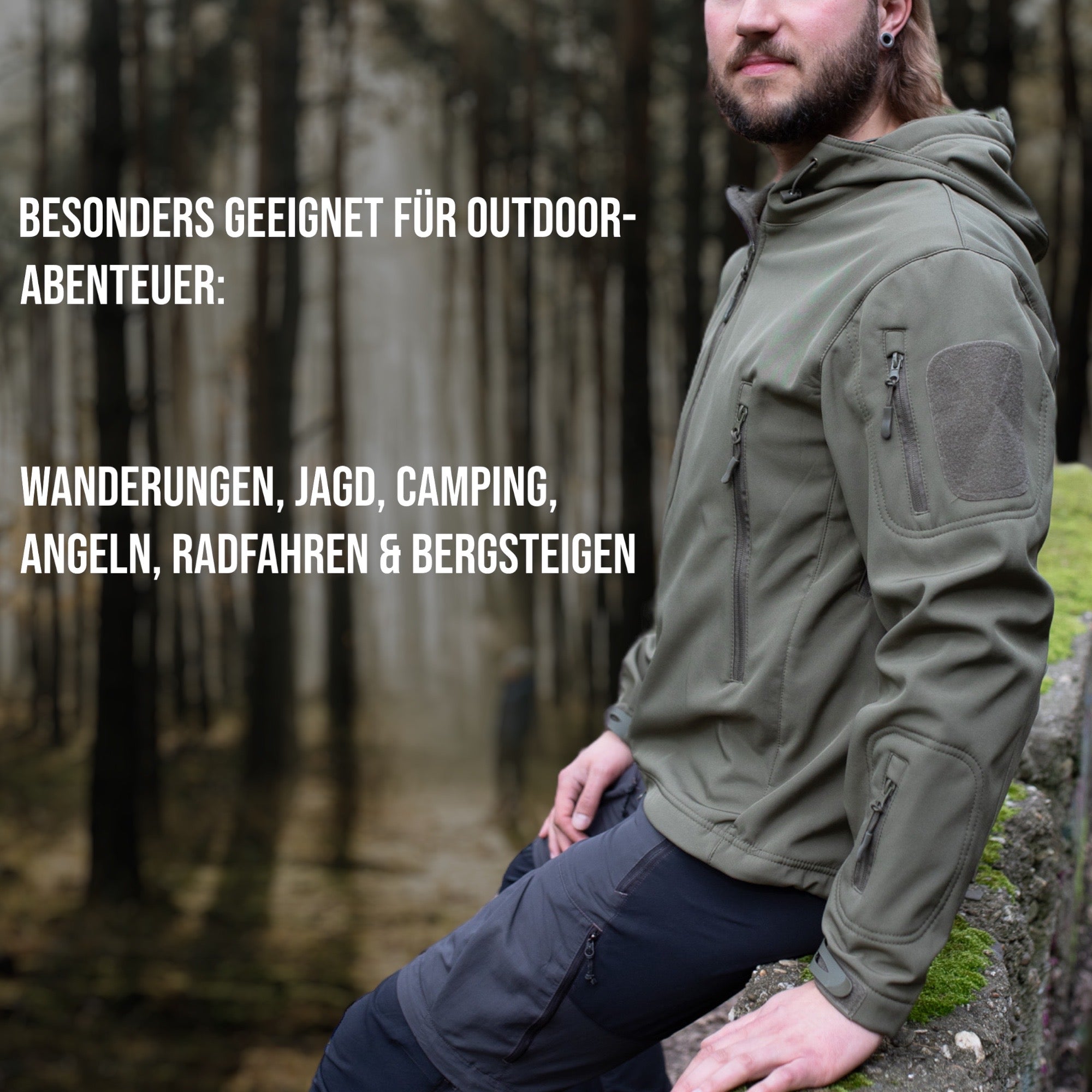 Herren Fleecejacken Outdoor | Hochwertige Fleecejacke | SK Wild Ones