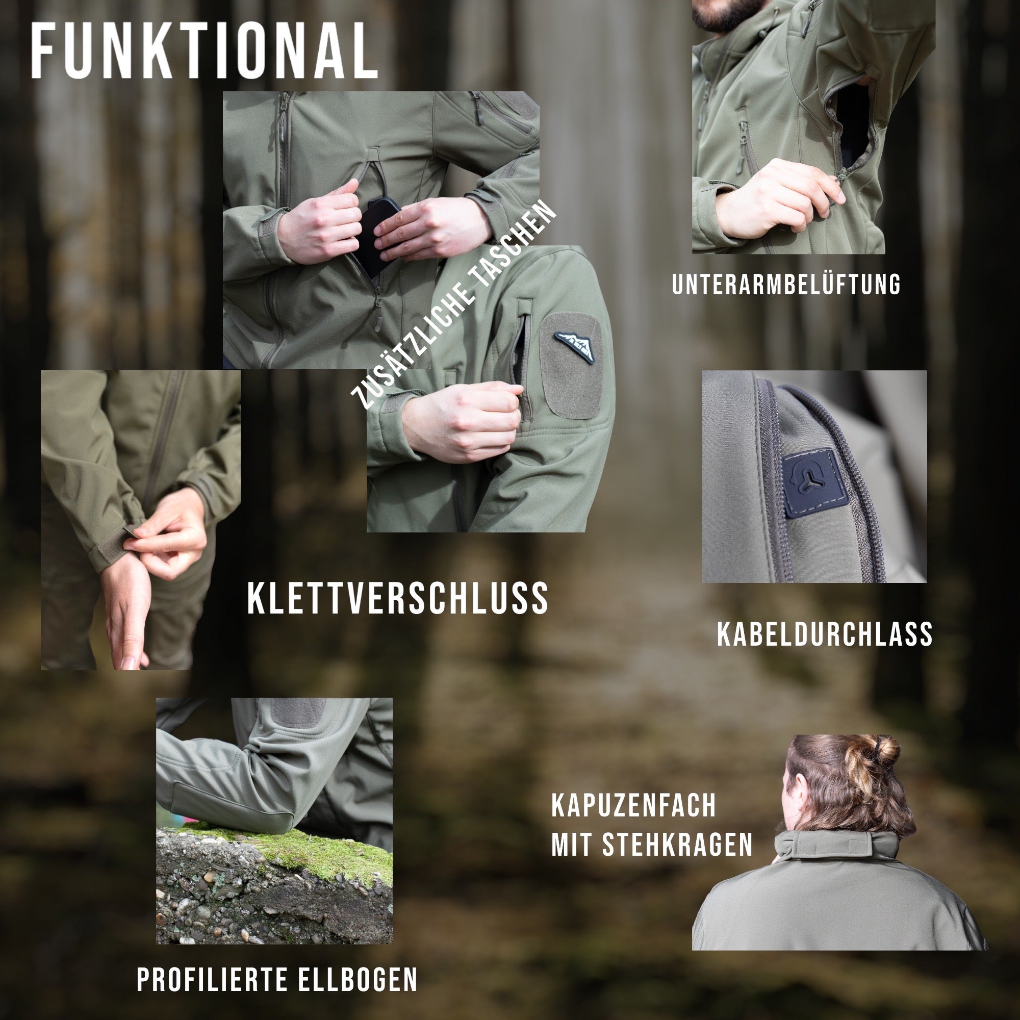 Herren Fleecejacken Outdoor | Hochwertige Fleecejacke | SK Wild Ones