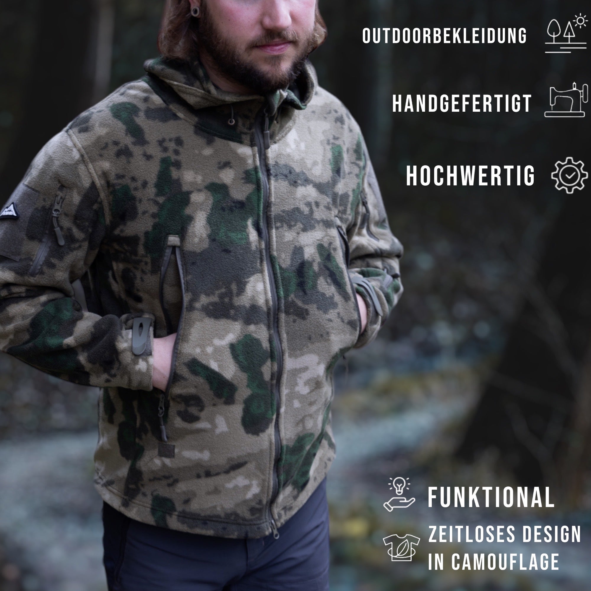 Fleecejacke Herren | Fleecejacken für Herren | SK Wild Ones