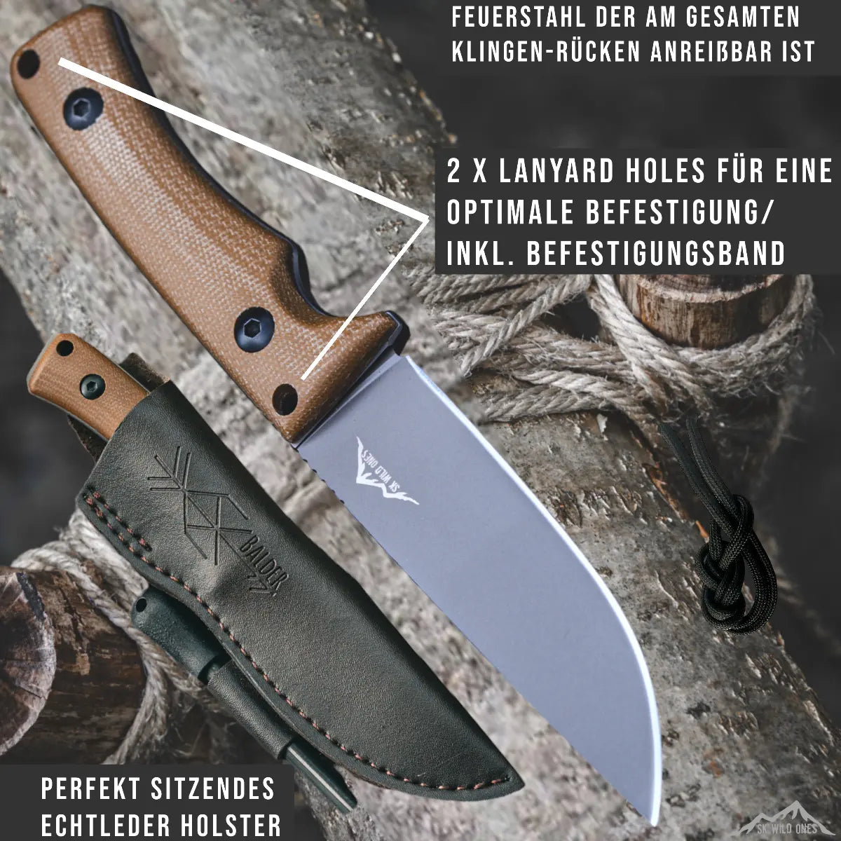 Outdoormesser Balder | Messer Balder | SK Wild Ones