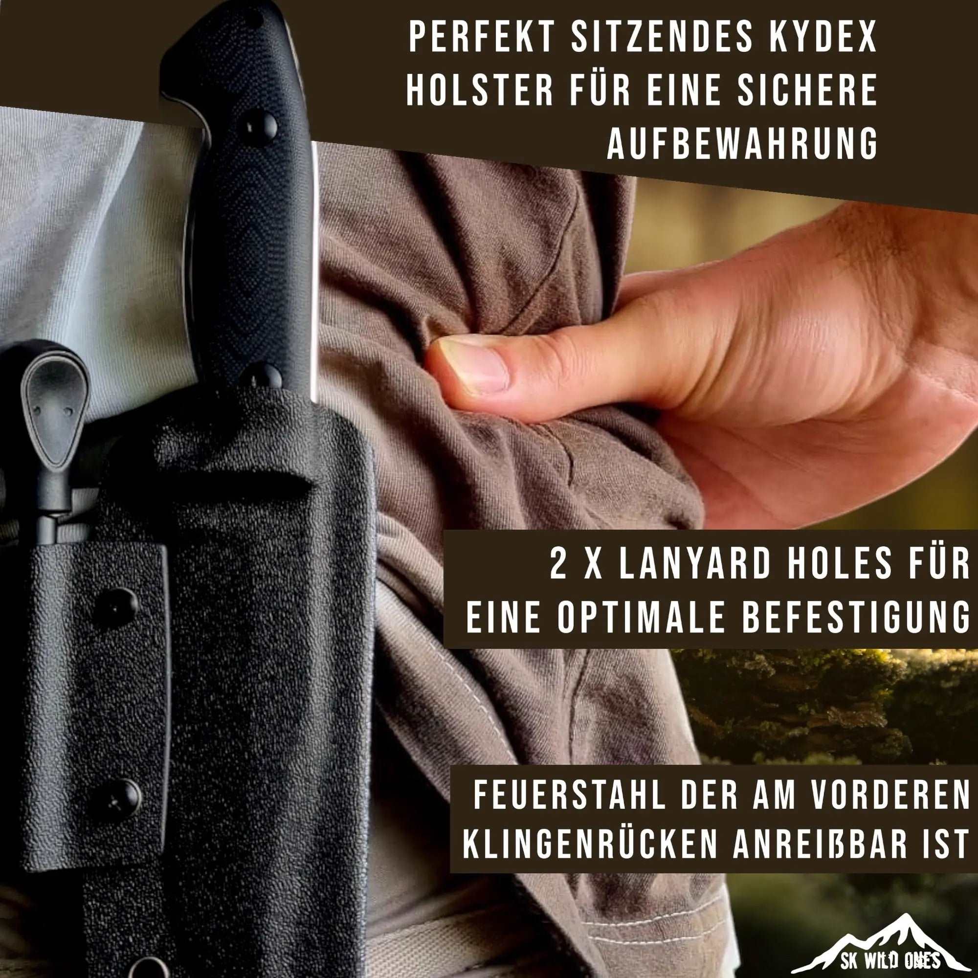 Outdoormesser Freya | Feststehendes Messer | SK Wild Ones