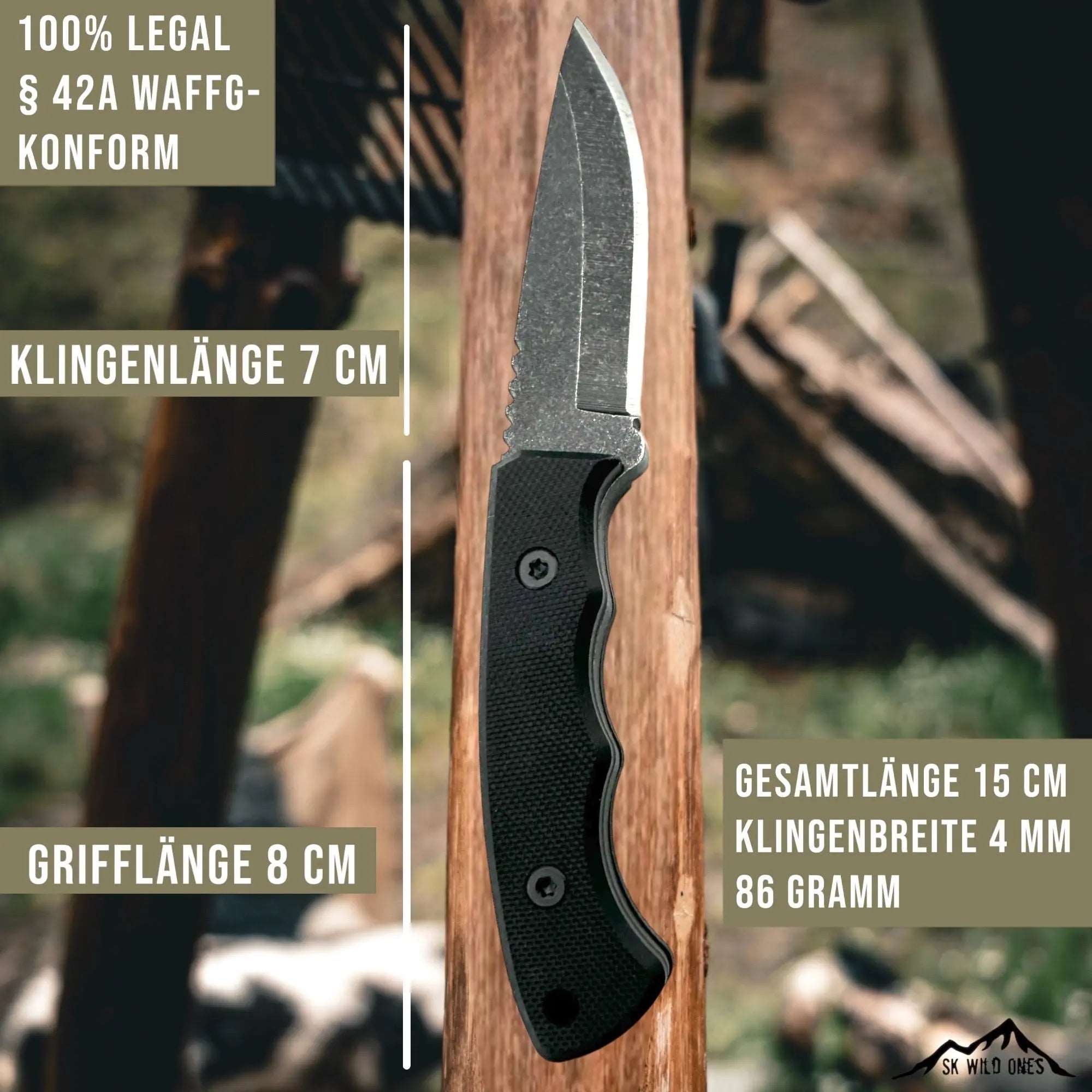 EDC-Messer Lorni | Survivalmesser | SK Wild Ones