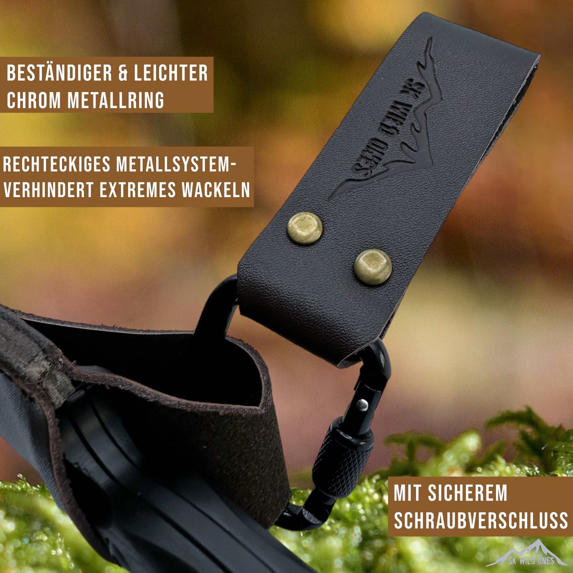 Echtleder Holster | Messer Befestigung | SK Wild Ones